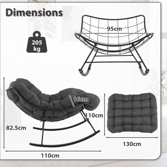 Papasan kussen, rond en dik Papasan stoelkussen, ei schommelstoel, rieten stoel, rotan draaistoel, schommelstoel, hangstoel, stoel niet inbegrepen (Purple 160cm (63 in Papasan kussen, rond en dik Papasan stoelkussen, ei schommelstoel, rieten stoel, rotan draaistoel, schommelstoel, hangstoel, stoel niet inbegrepen (Purple 160cm (63 in