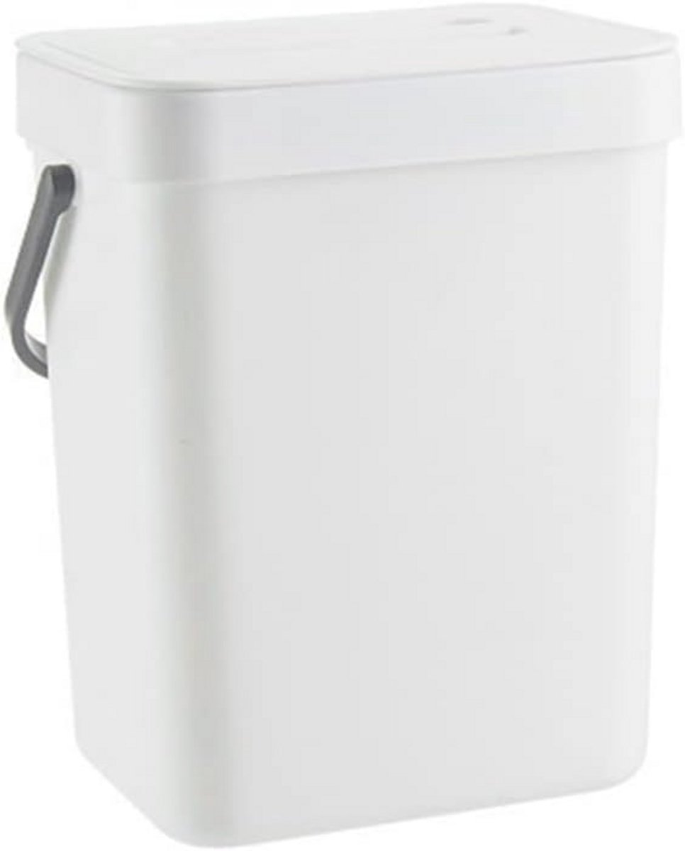 Kleine Hangende Keukencompostbak 3L met Handvat en Afneembaar Deksel