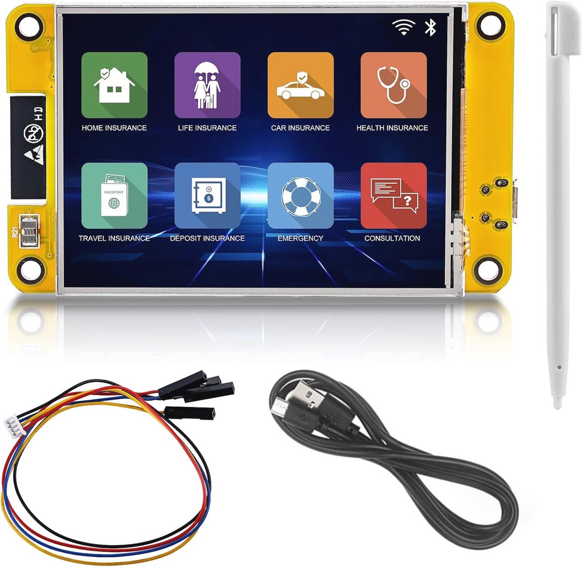 TFT touchscreen monitor 2.8 inch ontwikkelingsbord met WiFi en Bluetooth-module