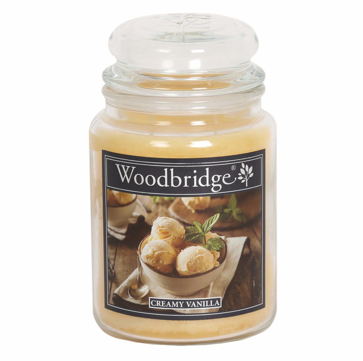 Woodbridge geurkaars-romige vanillegeur-lange brandduur