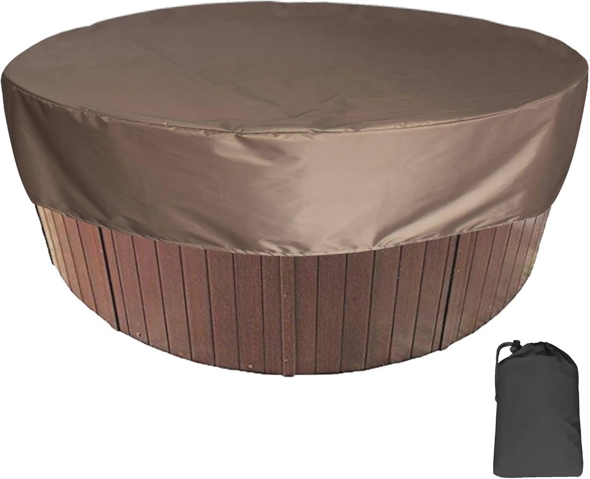 Ronde spa hottub afdekking - Waterdicht, UV-bestendig en stofdicht - Outdoor bescherming voor bubbelbad
