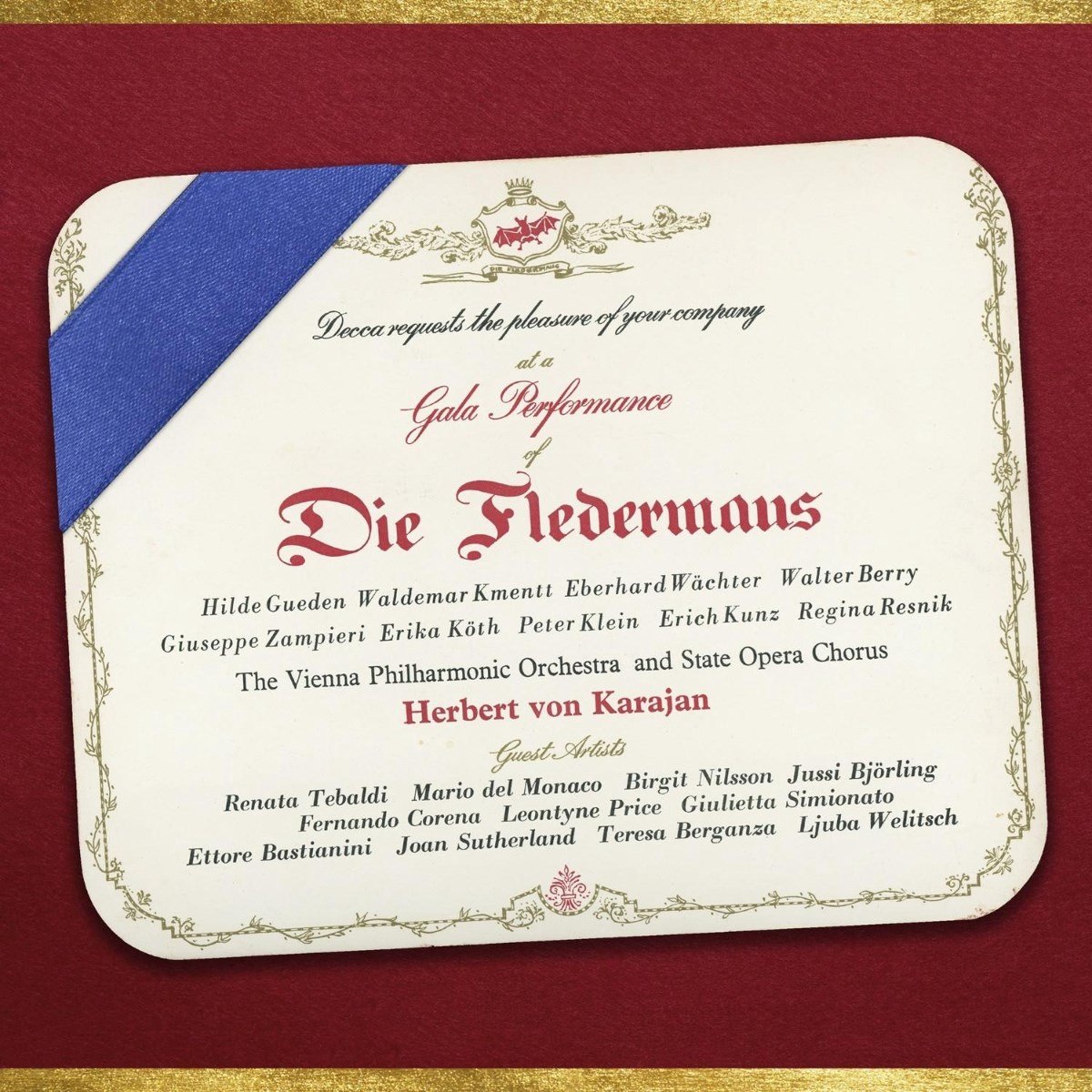 Wiener Philharmoniker & Herbert Von Karajan - Strauss: Die Fledermaus (3 LP) (Remastered)