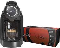 Volautomatische Koffiecapsulemachine - Zwart - 1L - Geschenkverpakking XL - Inclusief 40 Capsules