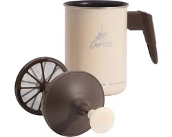 Handmatige Melkopschuimer van Roestvrij Staal - Cappuccino Maker 0,5L
