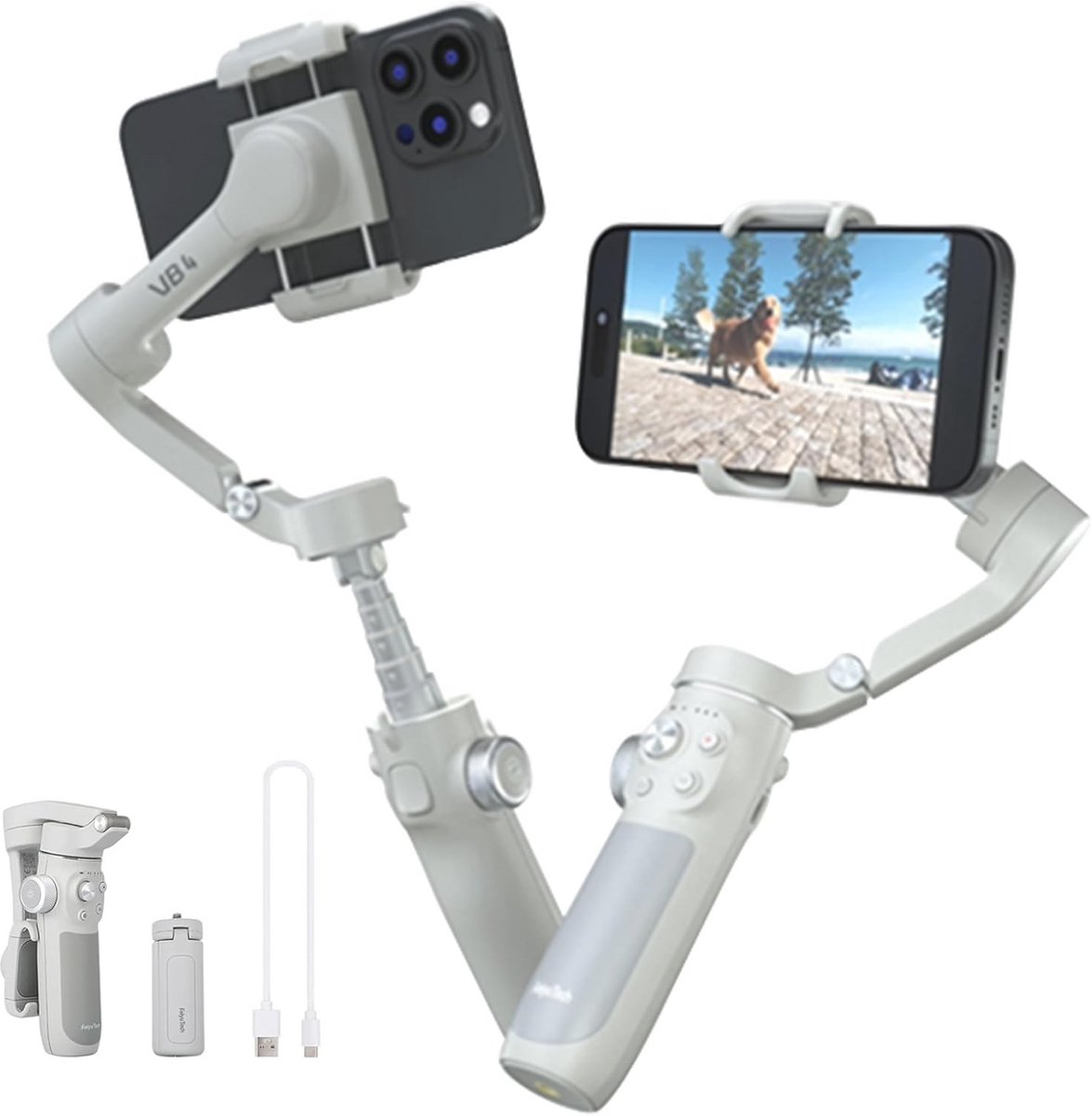3-assige Smartphone Stabilisator - Draagbare Gimbal voor Vloggen en Video's