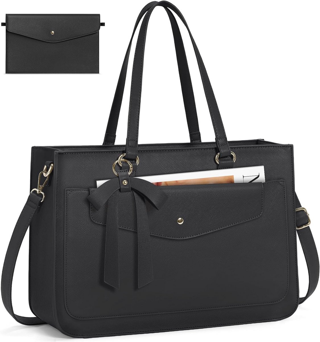 Laptoptas voor Vrouwen 15.6 Inch - Professionele Werkhandtas en Schoudertas