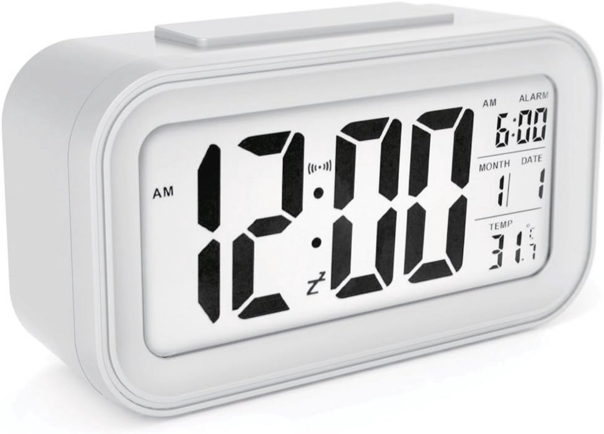 Grote LED Wekker met Snooze en Nachtverlichting