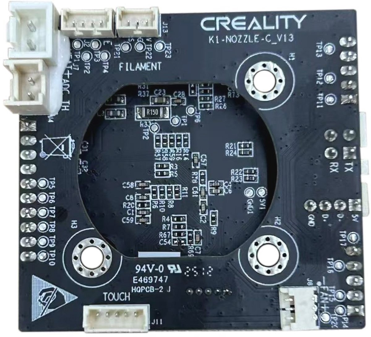 Adapter Board voor 3D-printer - Compatibel met Creality K1 en K1 MAX - Vervangingsmodule voor HQPCB-2