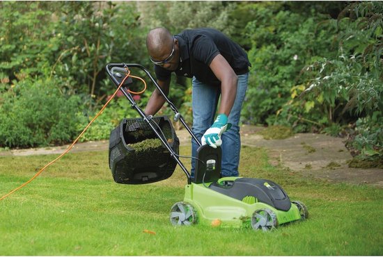 Elektrische Grasmaaier met 1400 W Motor en 380 mm Snijbreedte — afbeelding 3