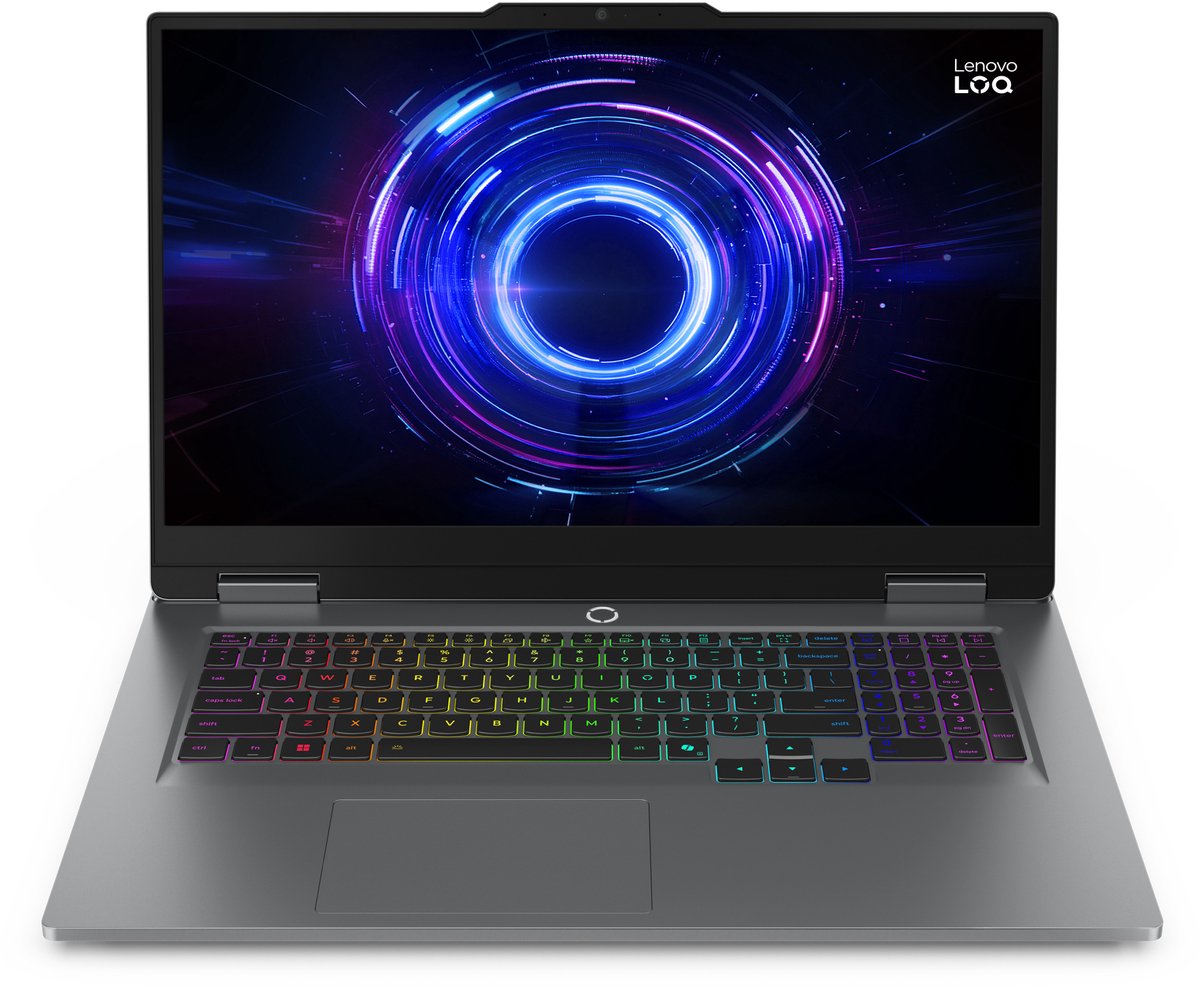 Lenovo LOQ 17IRX10 Intel® Core™ i7 i7-13650HX Laptop 43,9 cm (17.3") Full HD 16 GB DDR5-SDRAM 512 GB SSD NVIDIA GeForce RTX 5050 Wi-Fi 6 (802.11ax) Windows 11 Home Engels Grijs