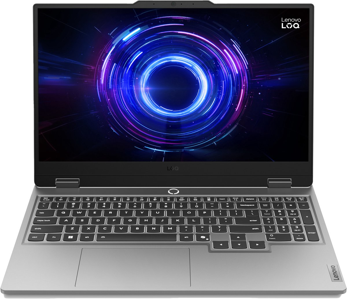 Lenovo LOQ 15IRX10 Intel® Core™ i7 i7-13650HX Laptop 39,6 cm (15.6") Full HD 16 GB DDR5-SDRAM 512 GB SSD NVIDIA GeForce RTX 5060 Wi-Fi 6 (802.11ax) Windows 11 Home Engels Grijs