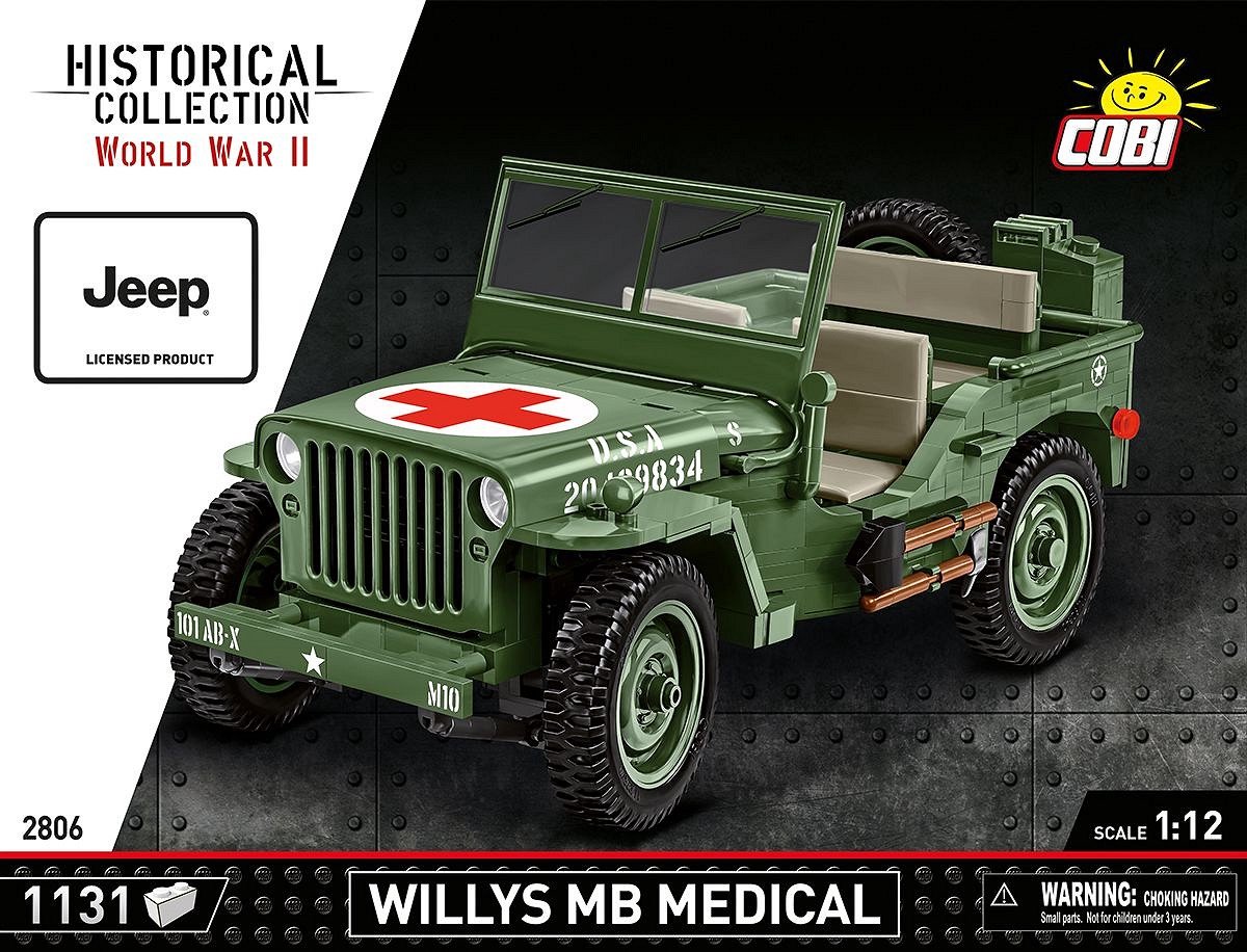 COBI Historical Collection - Willys MB Medical Constructiespeelgoed thumbnail 3