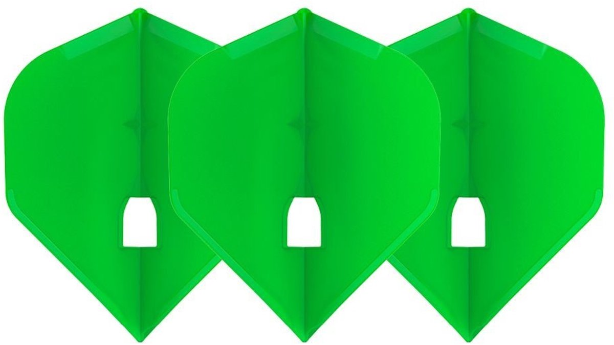 L-Style Champagne Flight L1 Standard Solid Lime Green - Dart Flights