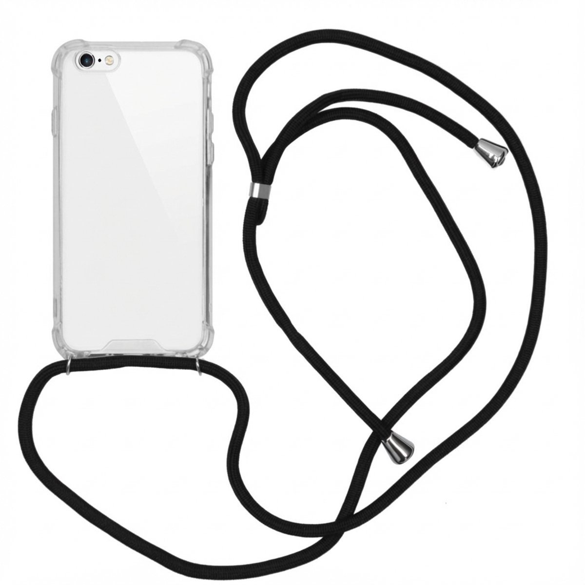 imoshion Hoesje - Geschikt voor Apple iPhone 6s / 6 - Backcover met koord - Zwart