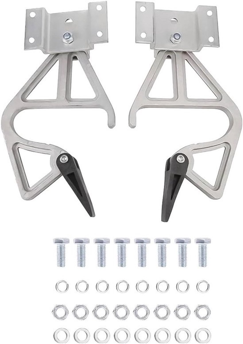 Aluminium laddersloten (2 stuks), verlengladdersloten, pruimenbloesemgesp, telescopische ladderbevestigingen