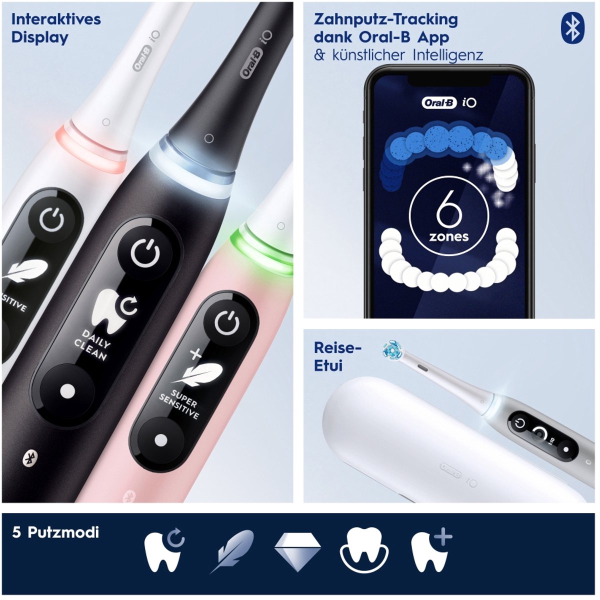 Oral-B iO 6N Elektrische Tandenborstel Sensitive Edition - afbeelding 3