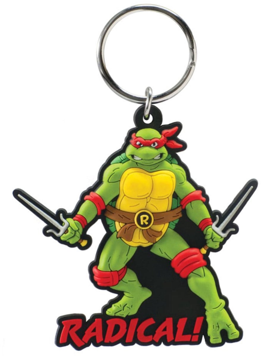Teenage Mutant Ninja Turtles Soft Touch PVC Bag Clip Raphael