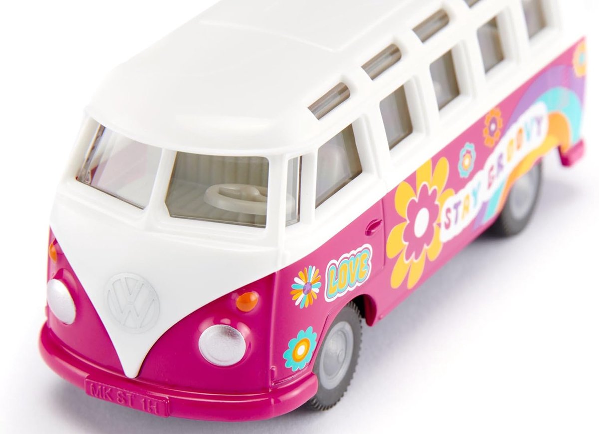 SIKU Super VW T1 Samba Flower Power - metalen model 1:50 thumbnail 2