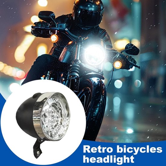 Superheldere Fietsverlichting 3 LED Waterdichte Koplamp Voor Nachten Fietsen Veiligheidslamp Voor Volwassenen Kinderen En Scooters Oplaadbare Batterij Verstelbare Bevestiging — afbeelding 3