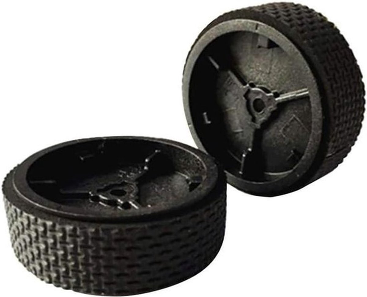 Set van 2 wielen voor dweilrobots: geschikt voor Braava 380, 380t, 320, 390, 381, 390T, Mint Plus 4200 en 5200C - Vervangende onderdelen met caster wielen.