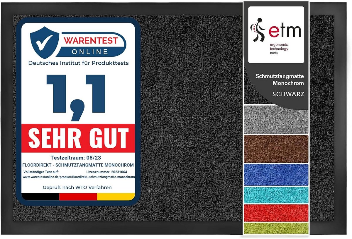 Antislip Deurmat Binnen - Diverse Maten - Voordeur, Hal en Entree