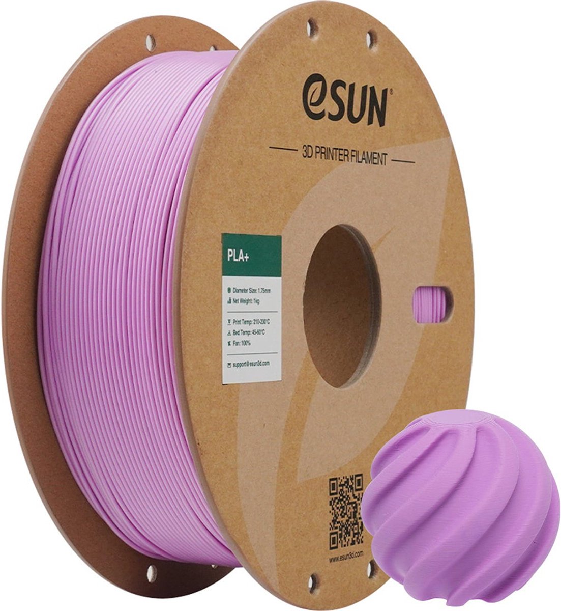 eSun PLA+ Lila / Lilac 1 kg - 1.75mm - 3D printer filament
