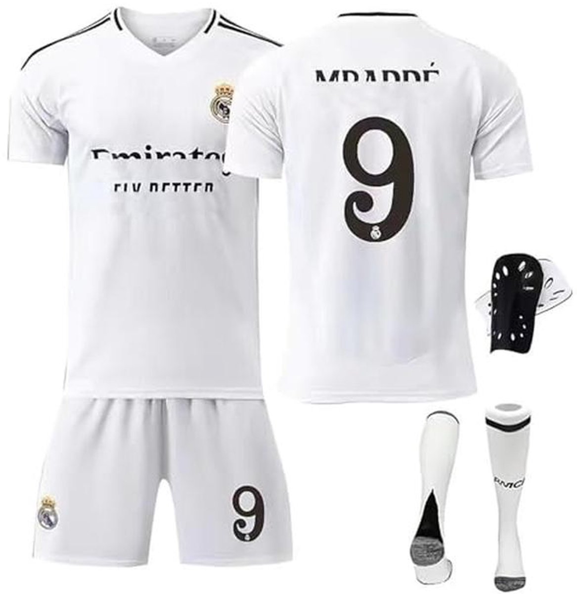Voetbalshirt Set voor Kinderen - Trainingspak met Voorzieningen nr. 7 en nr. 9