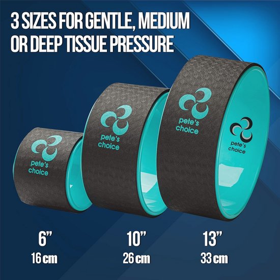 Yoga Wiel Set - 3-pack voor Afvallen en Verbeteren van Houding — afbeelding 2