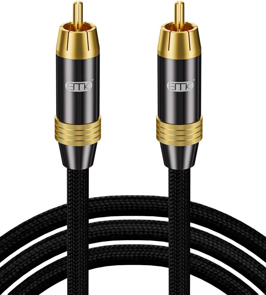Digitale Coaxiale RCA Kabel voor Subwoofer Luidspreker en Soundbar - 3m