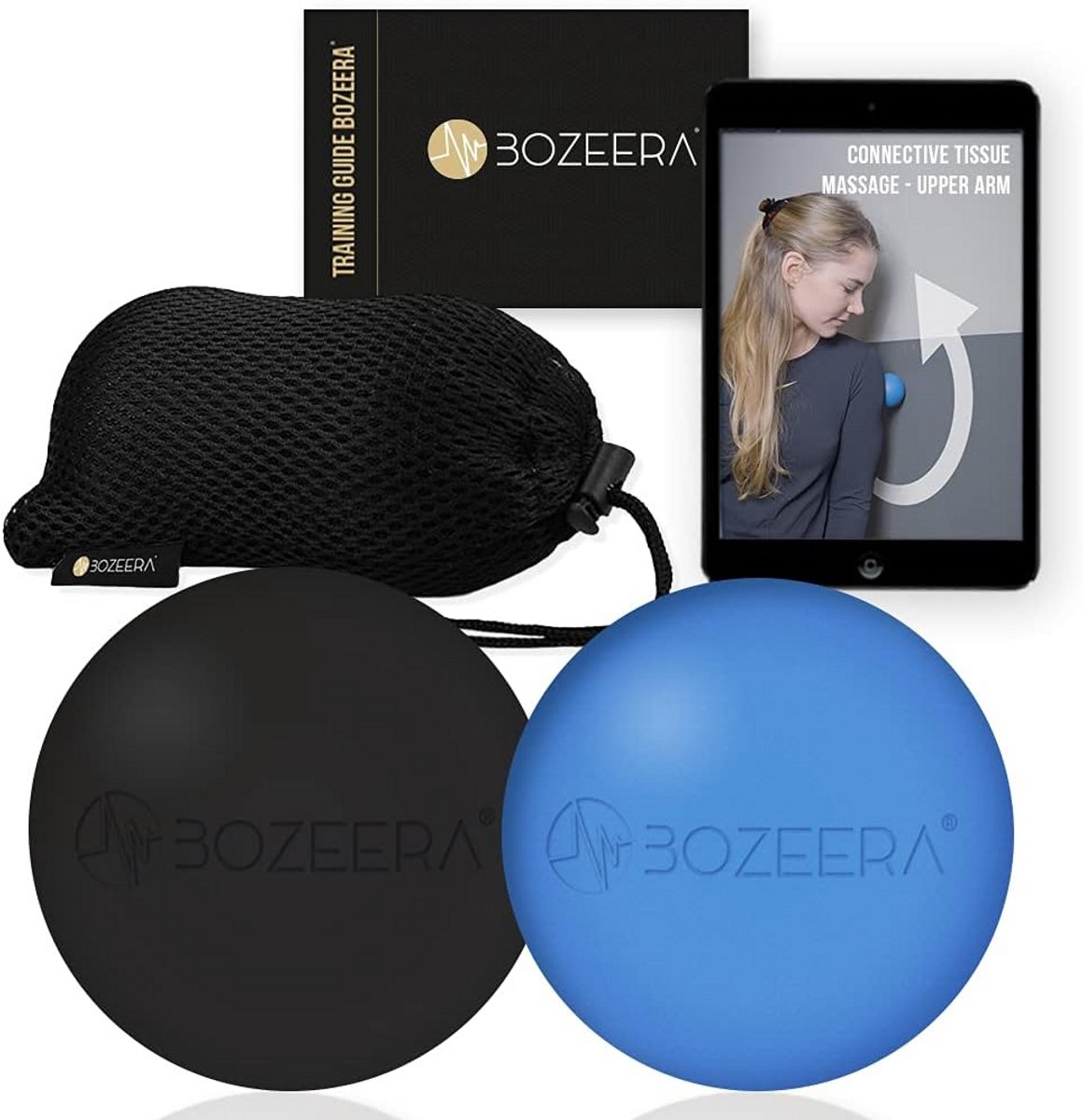 Lacrosse Ball Set van 2 – Massage en Triggerpoint Ballen met Gratis Video Handleiding