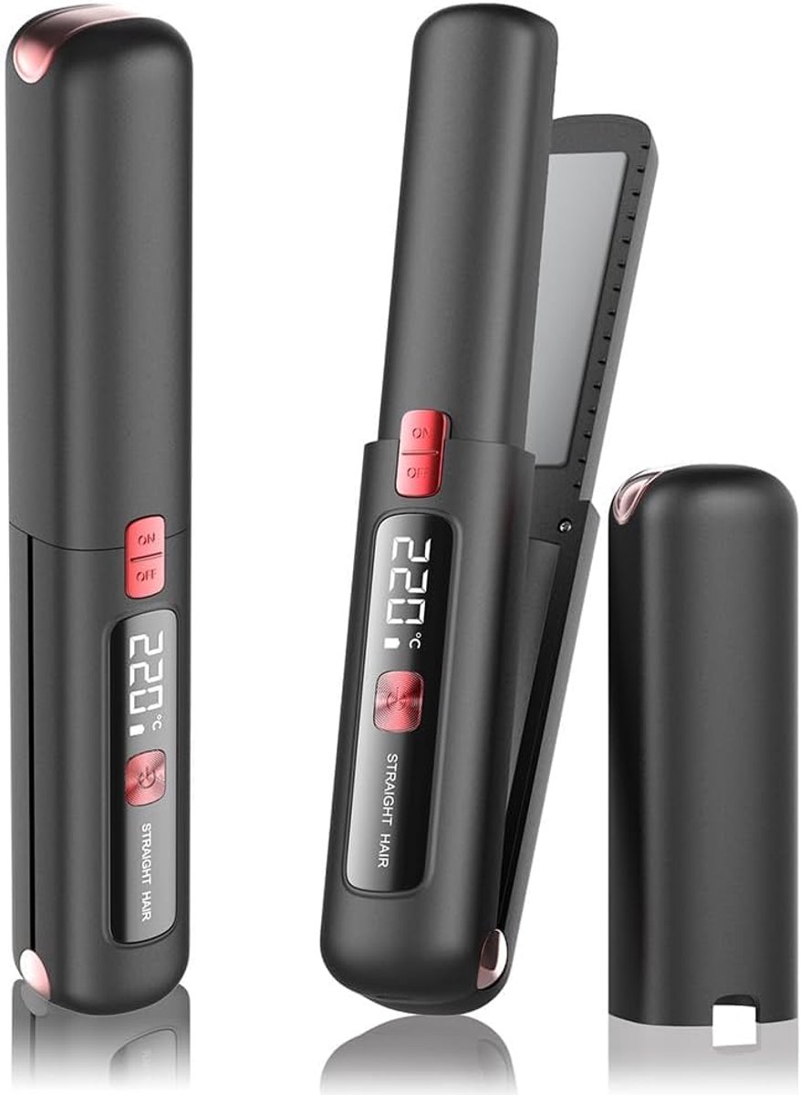 DKampioen Draadloze Stijltang en Krultang 2-in-1 met 4500mAh batterij - DKampioen - €28,58