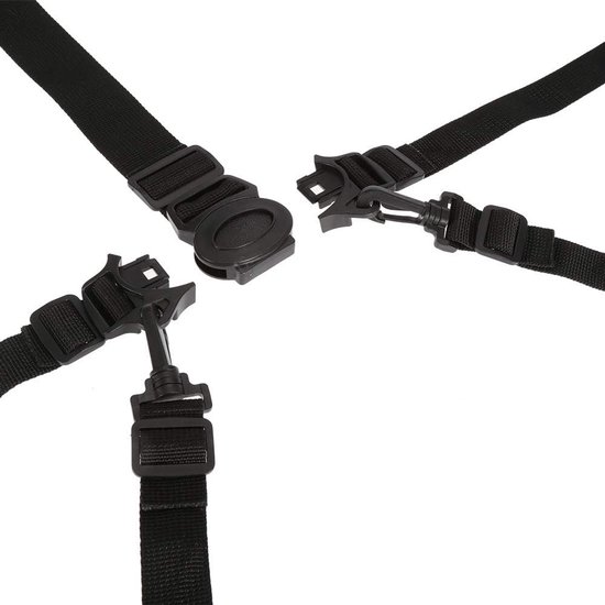 Universele 5-Punts Veiligheidsgordel voor Kinderstoel en Buggy - Verstelbaar & Veilig Nylon Harnas van Universele — afbeelding 5