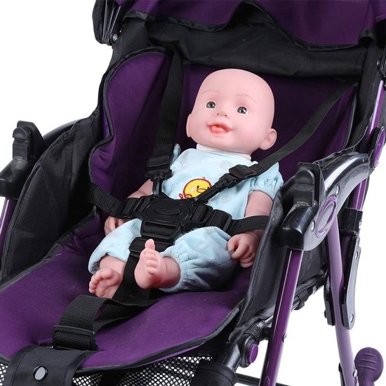 Universele 5-Punts Veiligheidsgordel voor Kinderstoel en Buggy - Verstelbaar & Veilig Nylon Harnas van Universele — afbeelding 3