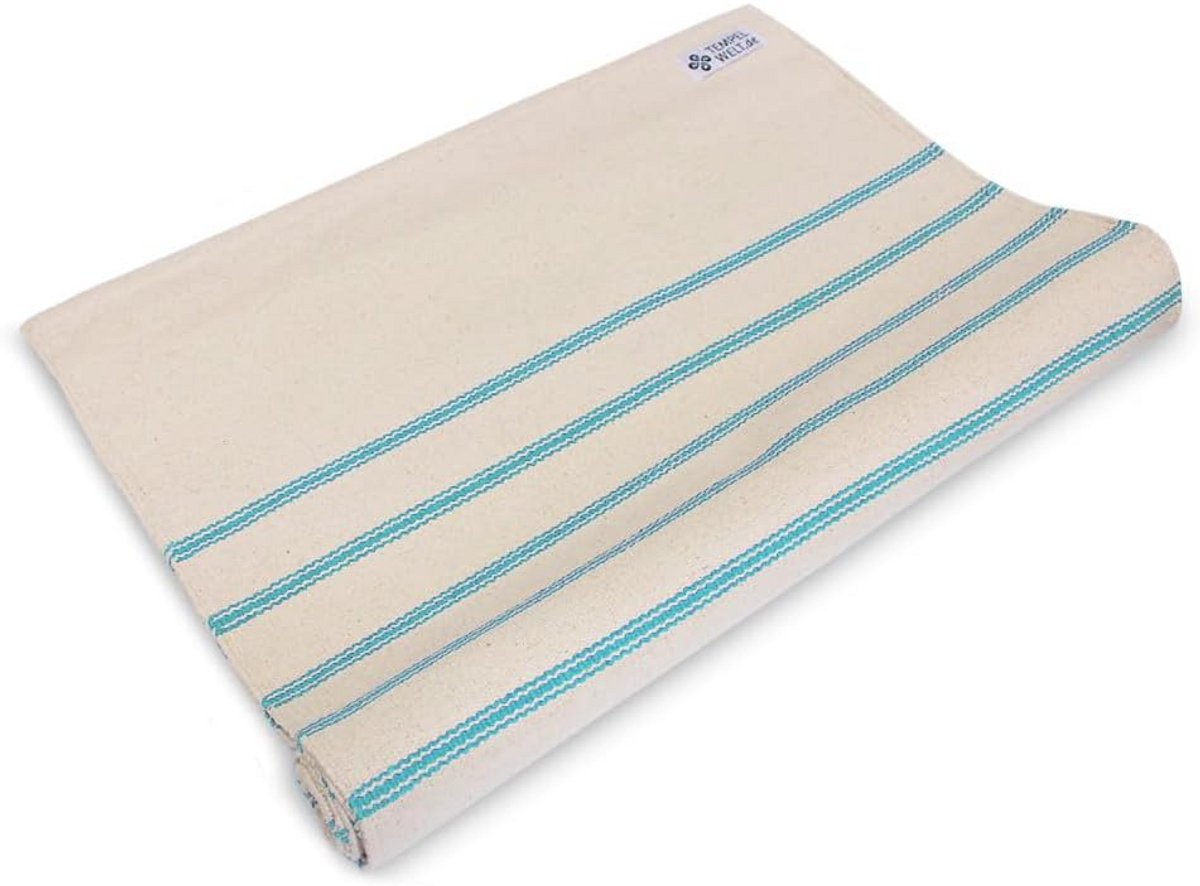 Textiele Yogamat van Biologisch Katoen - Antislip Fitness & Meditatie Kleed (190x66 cm)