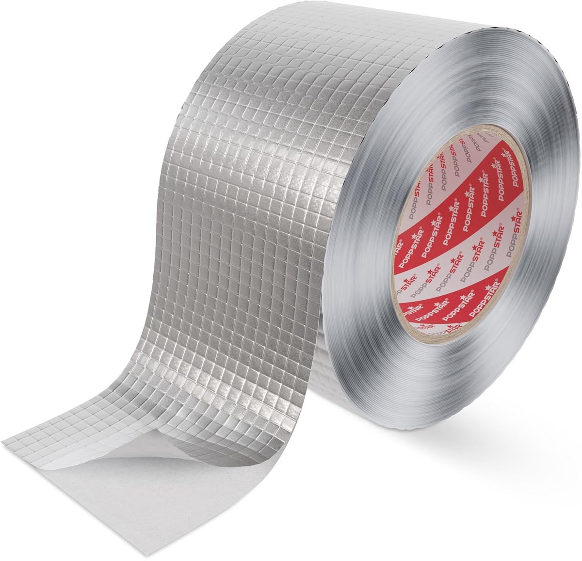 Aluminium Tape met Glasvezelversterking voor Pijpen en Isolatie - 50m x 72mm - Hitte- en Vochtbestendig - Zelfklevend