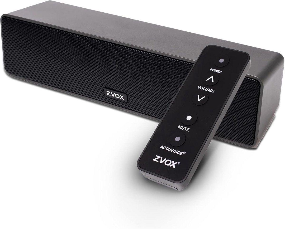 Compacte TV Soundbar met 6 niveaus Voice Boost voor Hoorbare Dialogen