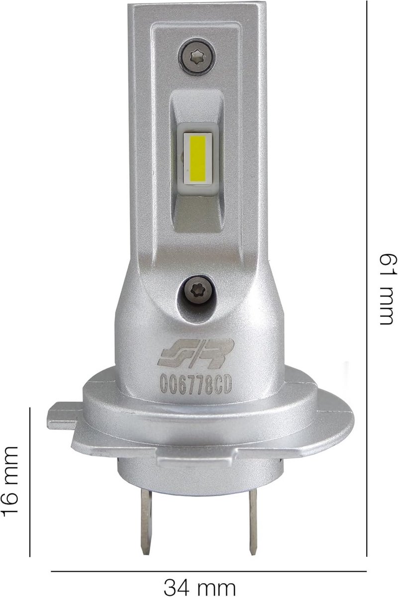 LED Koplamp Sets H7/H18 6500K Wit Licht Conversie - Plug & Play Canbus – foto 6