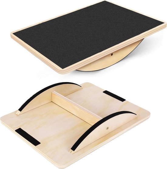 Balance Board Tapete Rolo de Madeira/Cortiça Indoorboard Curved