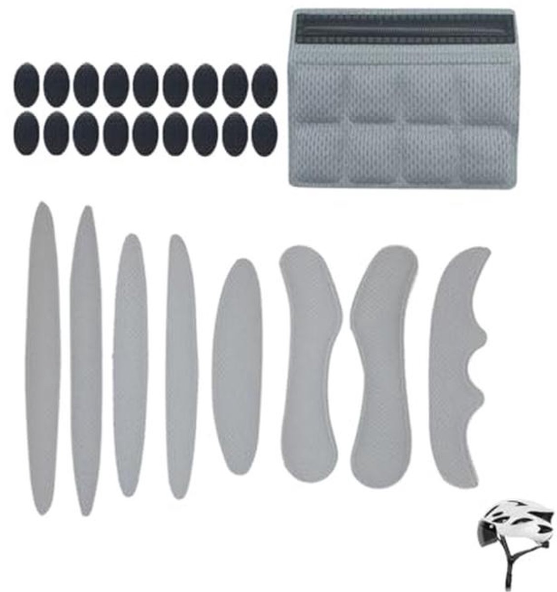 Vervangingskussens voor Fietshelmen - Multifunctionele Helm Pads voor Comfort en Veiligheid