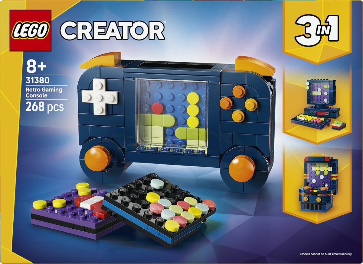 LEGO® Creator 3in1 Retro Spelcomputer Speelgoedmodel - Bouw Om tot Desktop of Speelautomaat - 31380 — afbeelding 18