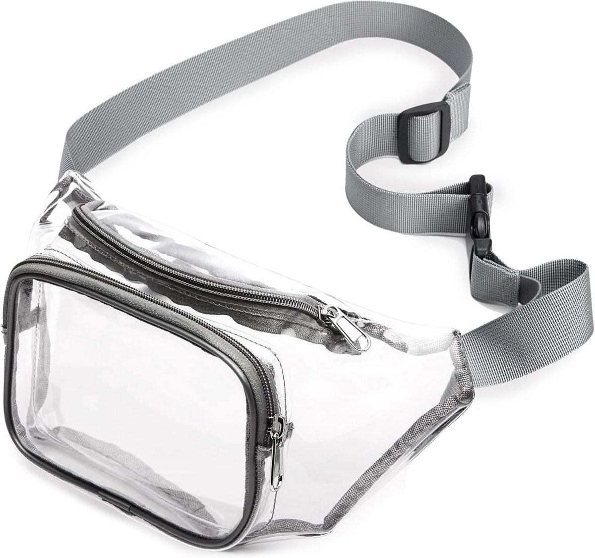 Transparante Heuptas PVC Waterdicht - Stevige Festival & Sport Fannypack met Verstelbare Band