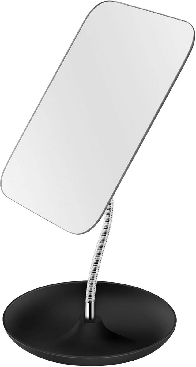 Elegante Verstelbare Verlichte Make-up Spiegel met Standaard voor Bureau en Toilet