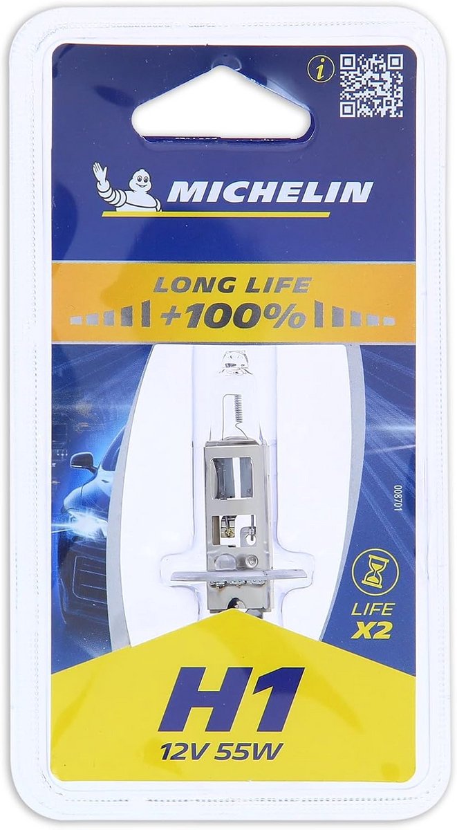 Autolamp H1 voor 12V Auto's - Langere Levensduur
