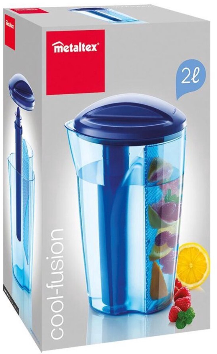 Tomado Metaltex - Drankinfuser - karaf - blauw