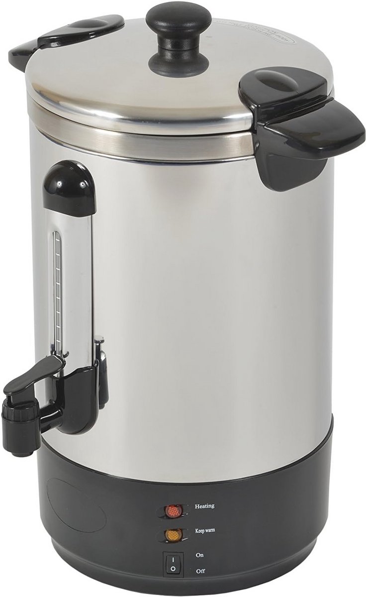 Koffiepercolator 8,8l voor 50 kopjes - Professioneel koffiezetapparaat met dubbelwandige isolatie