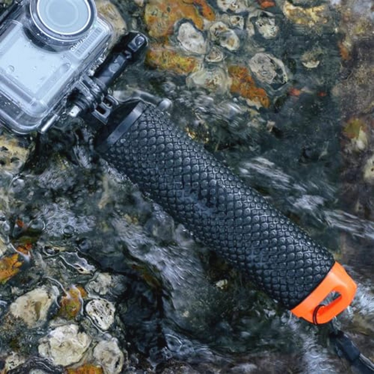 Drijvende Handgreep voor Actiecamera's - Waterdicht, Antislip, Zelfie Stick