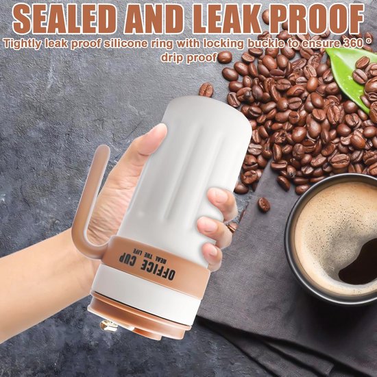 Thermo Koffiemokken To Go Set van 2 met Digitale Temperatuurweergave – Ideaal voor Onderweg en op Kantoor, 650 ml — afbeelding 4