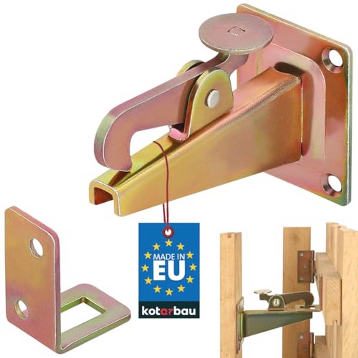 Deurstopper Geel 102 mm