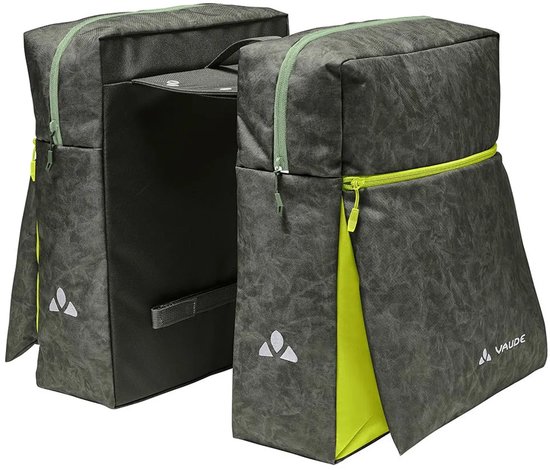 VAUDE - TwinZipper - Khaki - Fietstas Achter - Greenshape van Vaud — afbeelding 2
