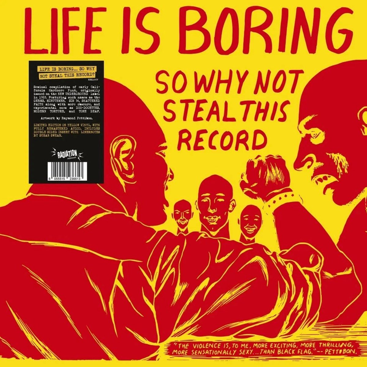 Various Artists - Life Is Boring So Why Not Steal This Record (LP) (Coloured Vinyl)